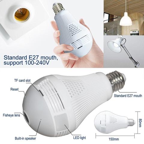 LED Light Bulb Camera