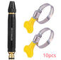 Portable High Pressure Washing Water Gun Car Wash Nozzle Adjustable Nipple Type Direct Spray Home Garden Shower Watering Hose