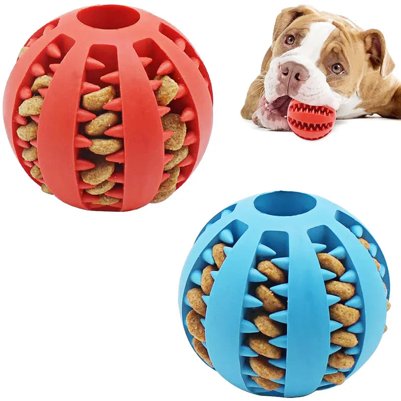 Interactive Rubber Food Ball for Pets