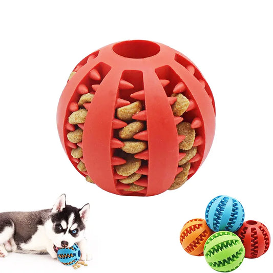 Interactive Rubber Food Ball for Pets