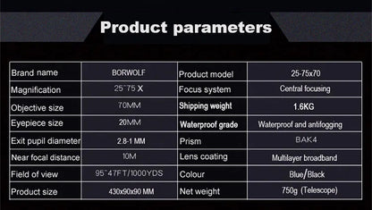 Zoom Spotting Scope HD Monocular